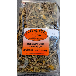 WYPRZEDAŻ !!! Herbal Pets ZIELE MNISZKA Z KWIATEM 80g (mniszek) ziółka nie są zielone